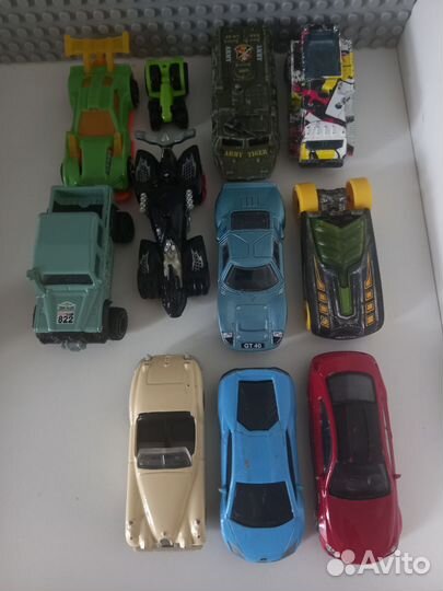 Машинки hot wheels, matchbox, mattel