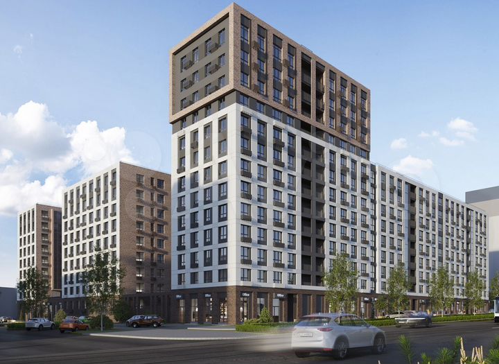 2-к. квартира, 64,6 м², 5/13 эт.