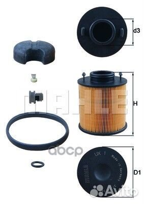 Карбамидный фильтр knecht UX1D UX1D Mahle/Knecht