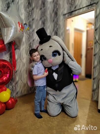 Белый мишка,Поздравление,Ростовые куклы, Аниматоры
