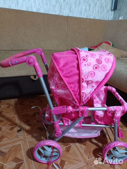 Коляска для двух кукол