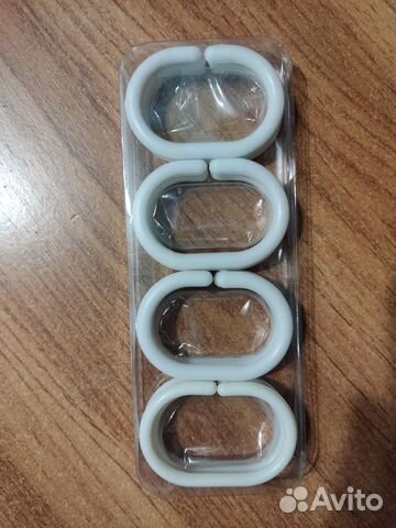 Кольца на карниз для ванной шторки