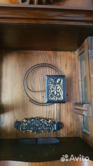 Настенные консольные часы с боем.Gustav Becker1904