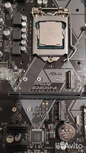 Комплект: i5 8400 + asus b360 + ddr4 16gb