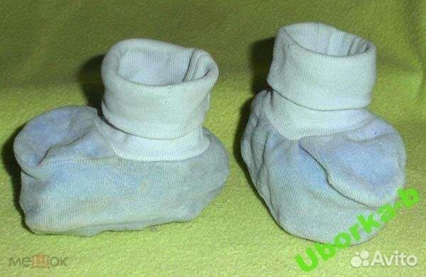 Пинетки меховые трикотажные х.б