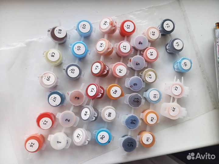 Акриловые краски пакетом