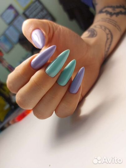Наращивание ногтей, гель-лак, маникюр