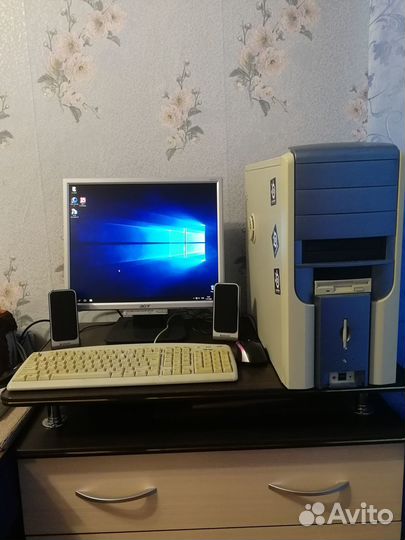 Настольный компьютер с монитором бу