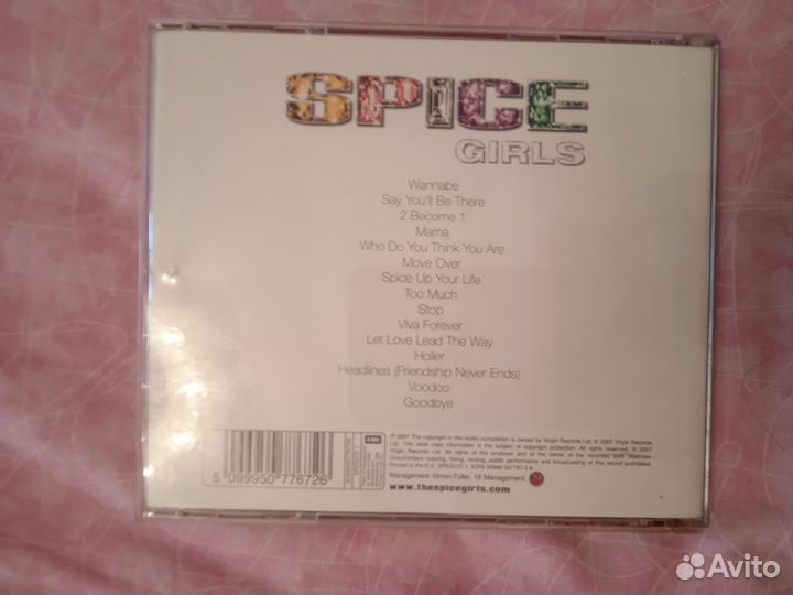 Spice girls. Фирменный CD диск