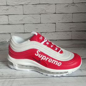 Air max 97 supreme rouge best sale