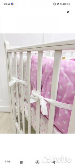 Бортики в детскую кроватку