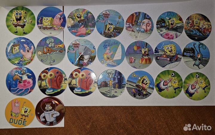Фишки чипикао Губка Боб