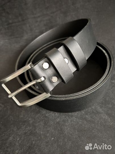 Ремень из итальянской кожи ручной работы