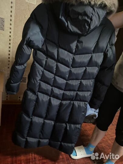 Пуховик женский длинный 54р