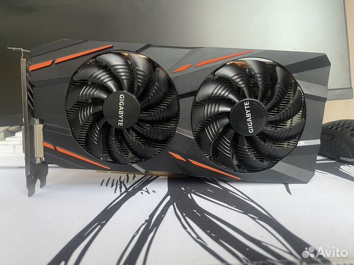 Видеокарта rx570 8gb gigabyte