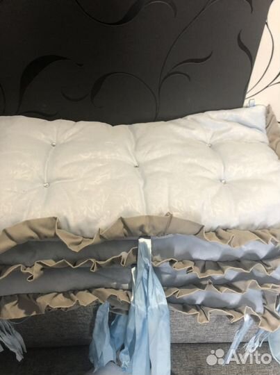 Бортики и балдахин в кроватку