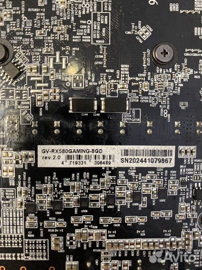 Видеокарта gigabyte AMD Radeon RX 580 gaming