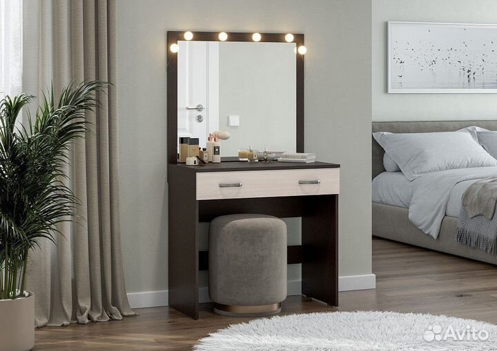 Туалетный столик с зеркалом Ронда ст-01 дизайн 4