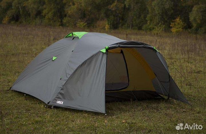 Палатка урал 4 места дюралевый каркас новая