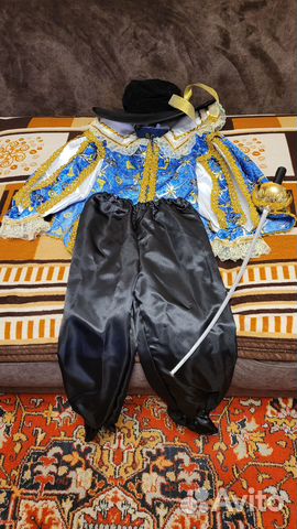 Детский карнавальный костюм мушкетёра