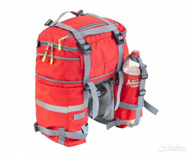 Велорюкзак 22-30 л. вр-061 красный