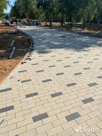 Укладка брусчатки