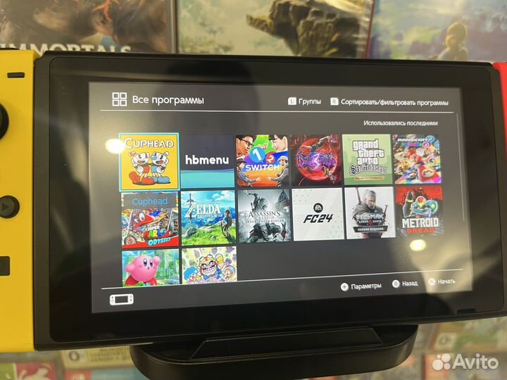 Nintendo switch прошитый 32+256GB