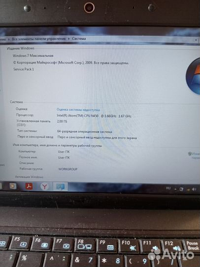 Нетбук asus Eee PC 100