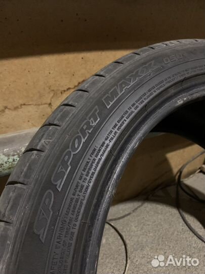 Dunlop SP Sport Maxx 050+ 245/45 R19 и 275/40 R19 96H