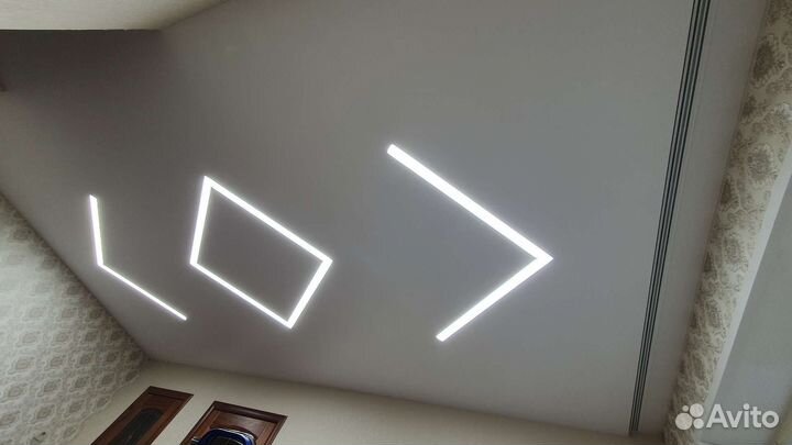 Натяжной потолок матовый