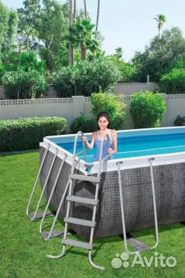 56996 Bestwaу Каркасный бассейн 488х244х122.11532л