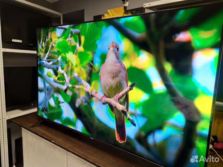 Огромный яркий тонкий 4K Haier, SMART TV, Wi Fi