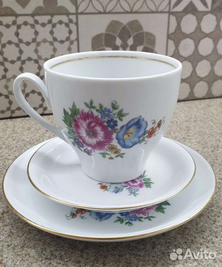 Сервиз кофейный Kahla Германия Начало 70ых. Винтаж