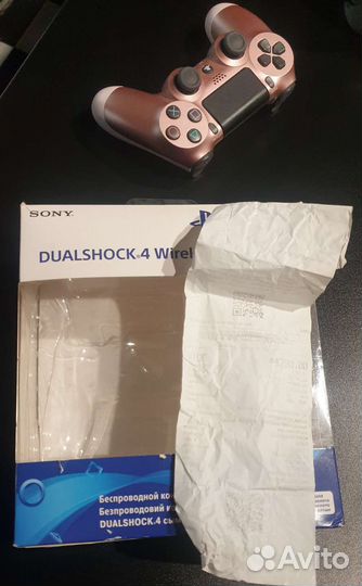 Dualshock 4 розовое золото оригинал