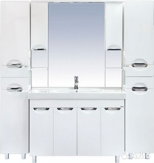 Тумба с раковиной Misty София 120 прямая