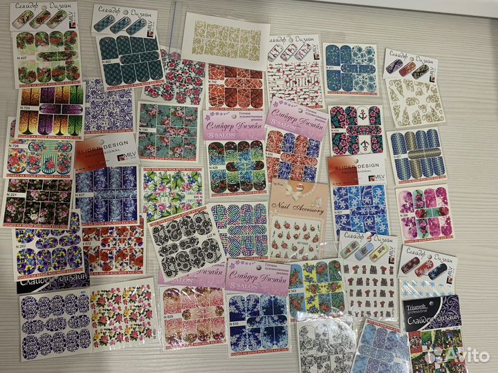 Слайдеры для ногтей маникюр