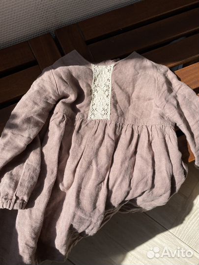 Платье льняное 92-98 Jane Story