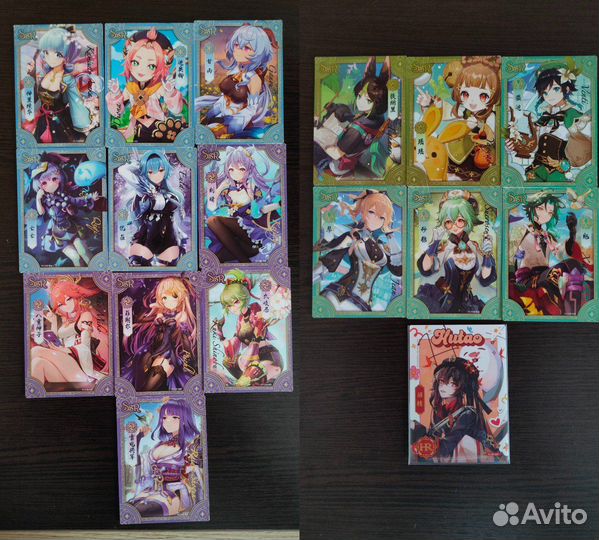 Коллекционные карточки Genshin Impact