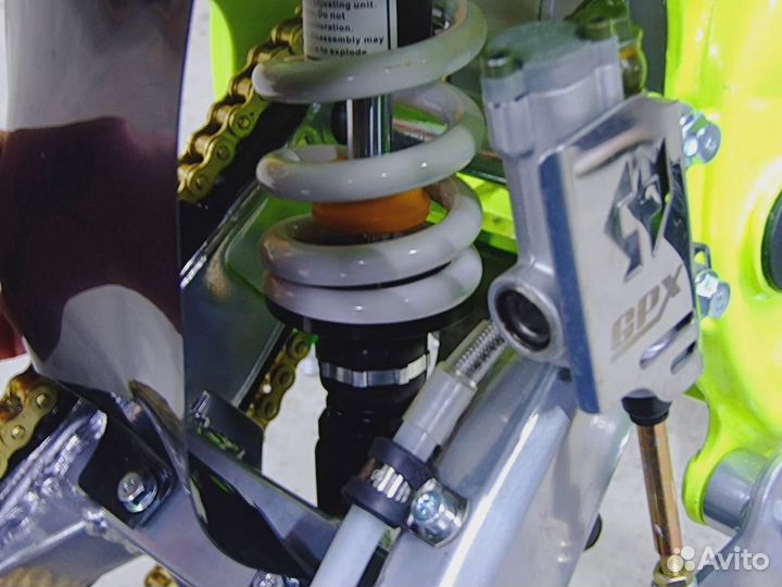 Питбайк Kayo YX150 желто-красный