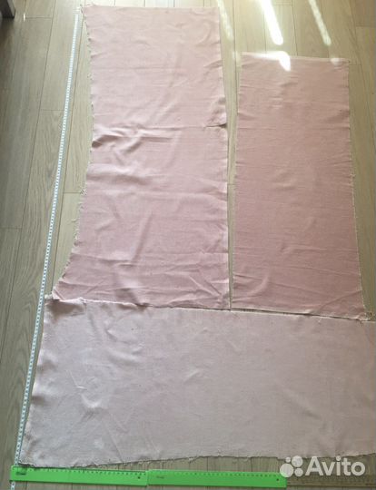 Лот винтажных лоскутов тканей