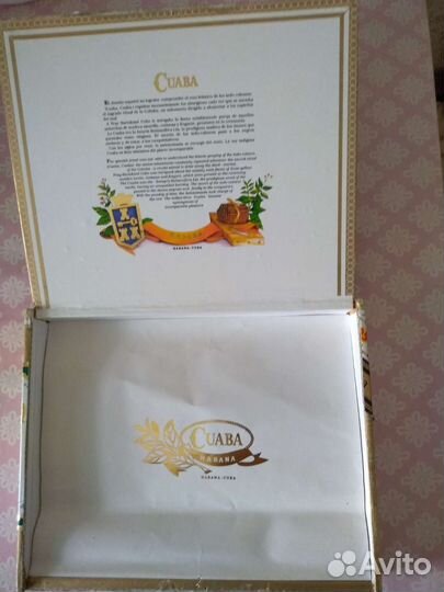 Продам коробку из под кубинских сигар