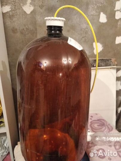 Бутыли пищевые 30л с гидрозатвором и без