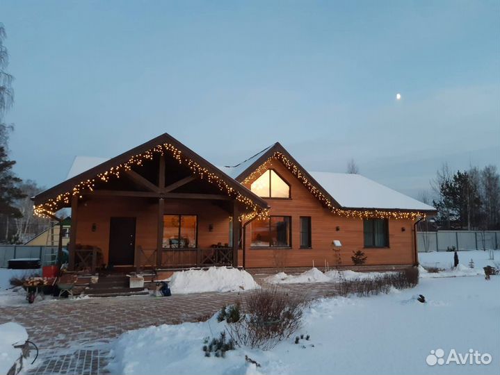 Праздничное оформление, монтаж гирлянд