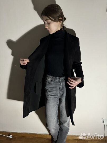 Пальто замша Zara M