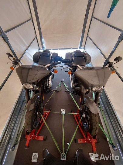 Мотоэвакуация. Мотоэвакуатор. Два мотоцикла разом