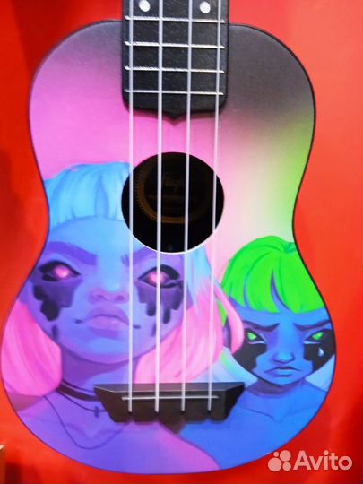 Укулеле сопрано c чехлом Flight Алена Швец