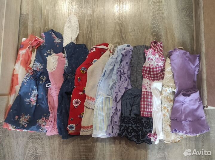 Платья на девочку пакетом 80-86
