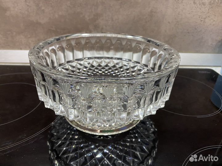 Фруктовница конфетница ваза чаша салатник Хрусталь
