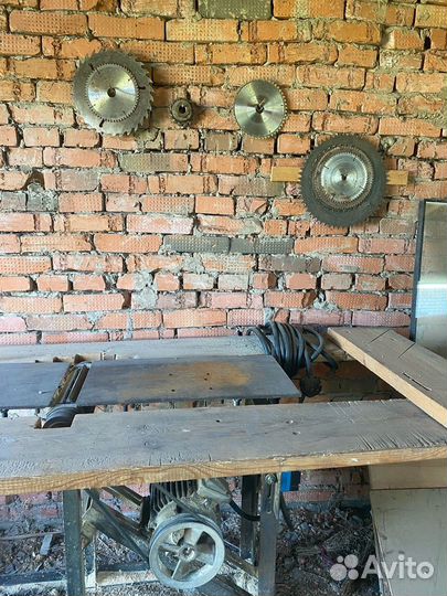 Циркулярная пила+фуганок станок и электрорубанок
