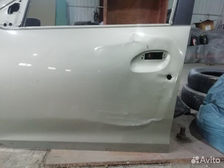 Дверь левая передняя рено логан 2